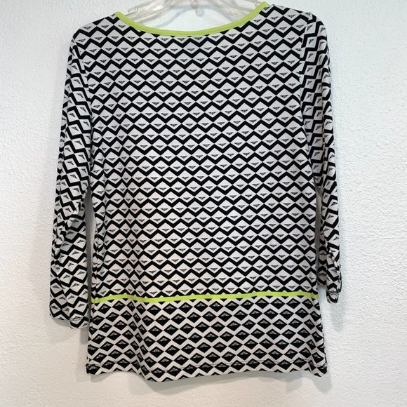 NWOT Lark Lane Stretch Tunic Top Embellished Sz S - Picture 2 of 8